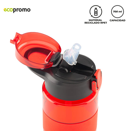 BOTILITO PLASTICO GRIPLY RPET 700ML