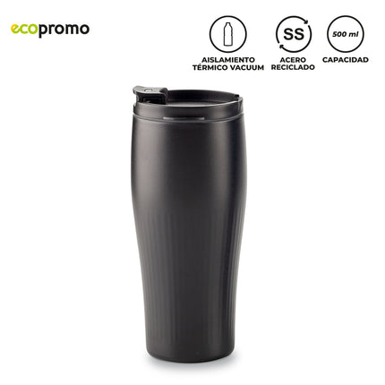 MUG METALICO TASSO 500ML