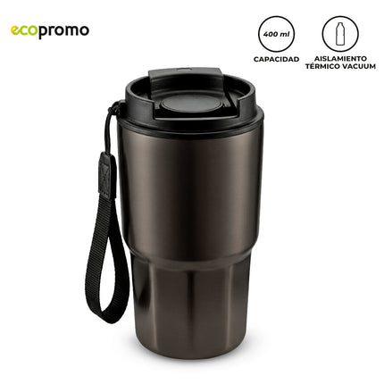 MUG METALICO DEWAR 400 ML NUEVO