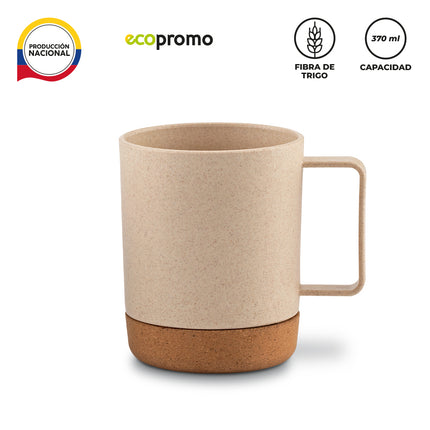 MUG PLASTICO ATOM 370 ML - PRODUCCION NACIONAL