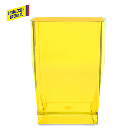 VASO CUADRADO 7OZ CRISTAL - PRODUCCION NACIONAL