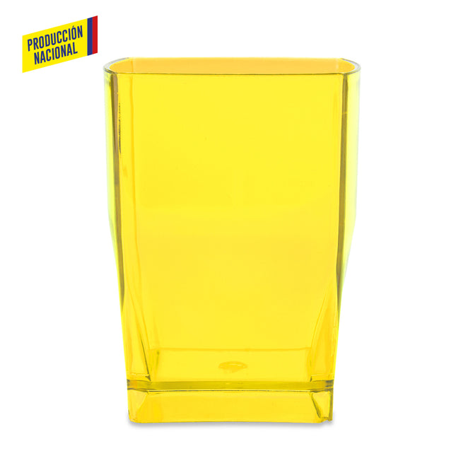 VASO CUADRADO 7OZ CRISTAL - PRODUCCION NACIONAL