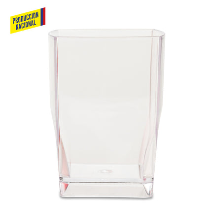VASO CUADRADO 7OZ CRISTAL - PRODUCCION NACIONAL
