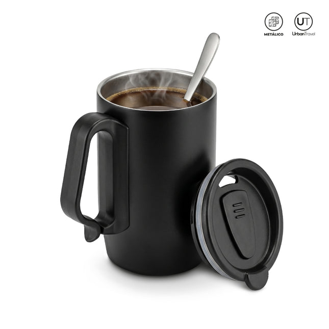 MUG METALICO ICARUS URBAN TRAVEL 350ML