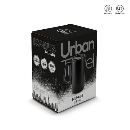 MUG METALICO ICARUS URBAN TRAVEL 350ML