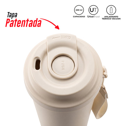 MUG METALICO BRINOX 480ML