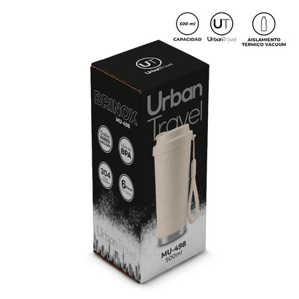 MUG METALICO BRINOX 480ML
