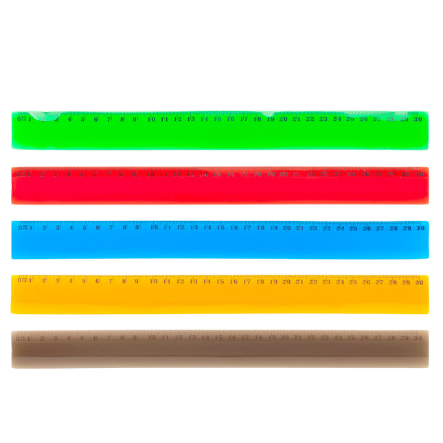 REGLA FLEXY PVC 30CM - PRODUCCION NACIONAL