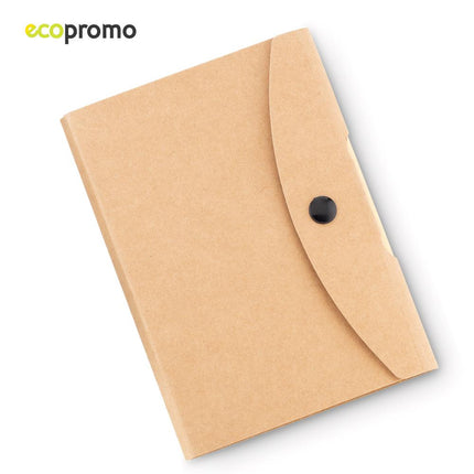LIBRETA CON BOLIGRAFO BUTTON RECICLABLE