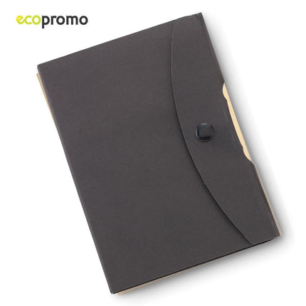 LIBRETA CON BOLIGRAFO BUTTON RECICLABLE