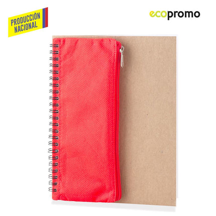 LIBRETA CON PORTALAPICES - PRODUCCION NACIONAL