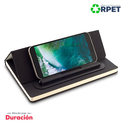 SET DE LIBRETA Y BOLIGRAFO 2-1 RPET
