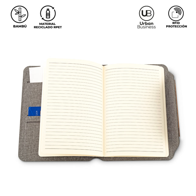 LIBRETA MULTIFUNCIONAL RPET BAMBOO URBAN BUSINESS