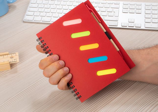 Libreta Rainbow con Bolígrafo
