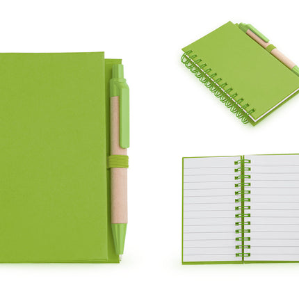 Cuaderno Ecológico Doble "O" con Bolígrafo