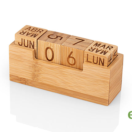 Calendario perpetuo Bambú week