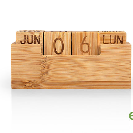Calendario perpetuo Bambú week