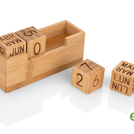 Calendario perpetuo Bambú week