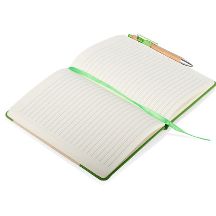 Libreta Bambú Journey con Bolígrafo
