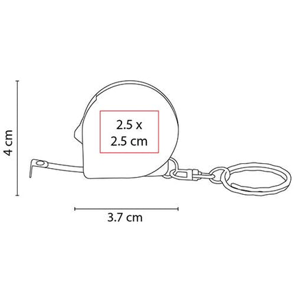LLAVERO FLEXOMETRO MEASURE