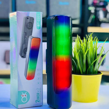 Parlante Bluetooth Luces Rectangular