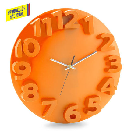 RELOJ DE PARED TEMPO - PRODUCCION NACIONAL