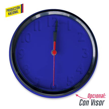 RELOJ DE PARED COLORS - PRODUCCION NACIONAL