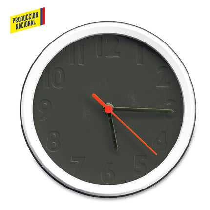 RELOJ DE PARED COLORS - PRODUCCION NACIONAL