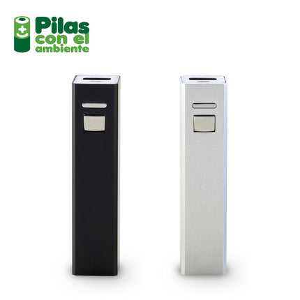PILA RECARGABLE POWER BANK CON BOTON 2200MAH
