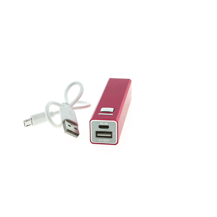 PILA RECARGABLE POWER BANK CON BOTON 2200MAH