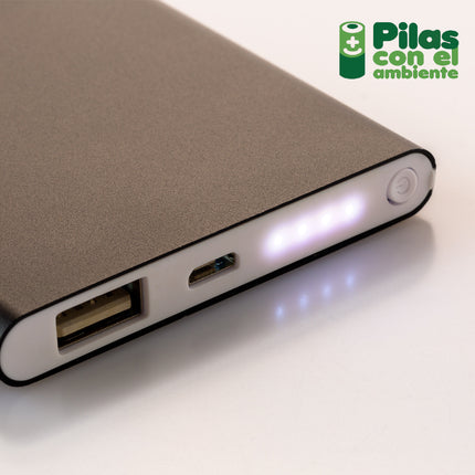 PILA RECARGABLE EN ALUMINIO 4000MAH