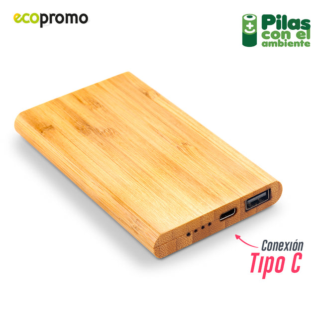 PILA RECARGABLE EN BAMBOO NIPAX 5000MAH II