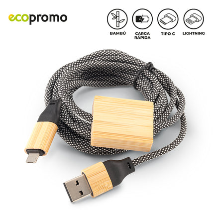 CABLE MULTICARGADOR ECO FAST 65W