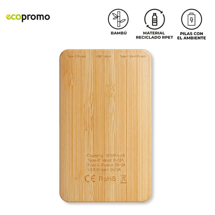 PILA RECARGABLE KODE 5000 MAH RPET NUEVO