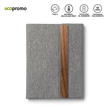 CARGADOR INALAMBRICO  CON PILA VECTOR RPET