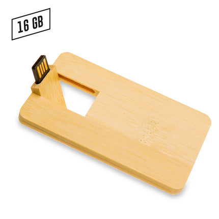 MEMORIA USB CREDIT CARD ZILDA BAMBOO PRECIO NETO