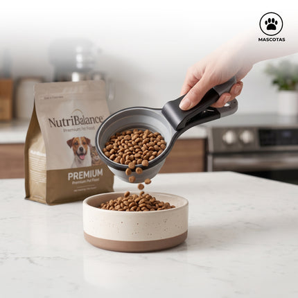 MEDIDOR DE COMIDA PARA MASCOTAS