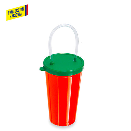 VASO CON PITILLO - PRODUCCION NACIONAL