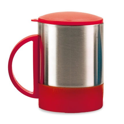 MINIMUG EN ACERO CON TAPA - 180ML