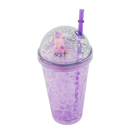 Vaso Gliter Crackelado