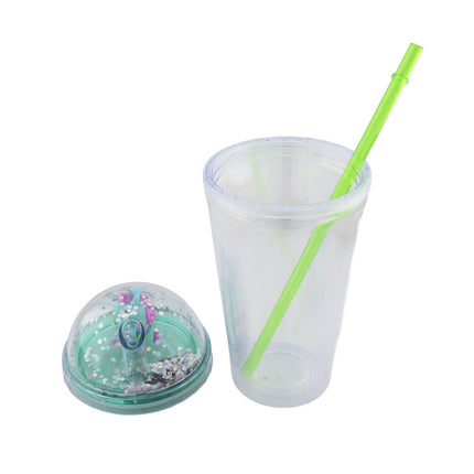 Vaso Gliter Unicornio