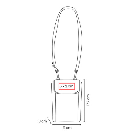 CARTERA PORTA PASAPORTE AVELINE