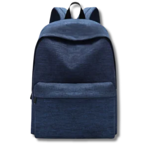 Maleta impermeable para el colegio en poliéster resistente. Diseño funcional, ideal para estudiantes. Personalizable con vinilo textil. Disponible en Colombia.