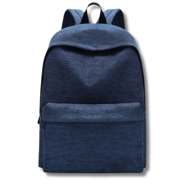 Maleta impermeable para el colegio en poliéster resistente. Diseño funcional, ideal para estudiantes. Personalizable con vinilo textil. Disponible en Colombia.