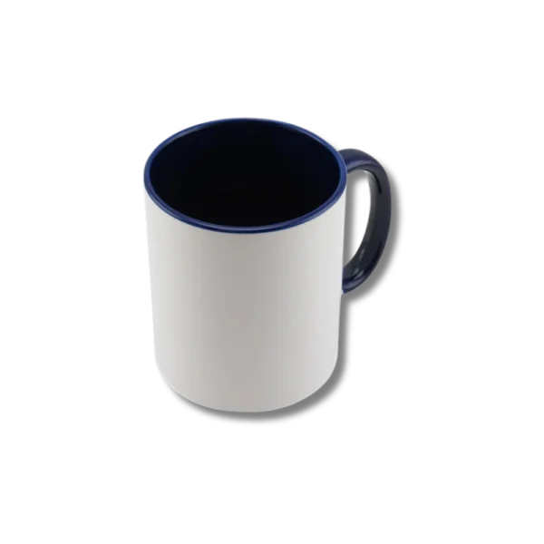 Mugs de Cerámica con Interior de Colores | Azul, Rojo, Verde y Negro - Imagen 3