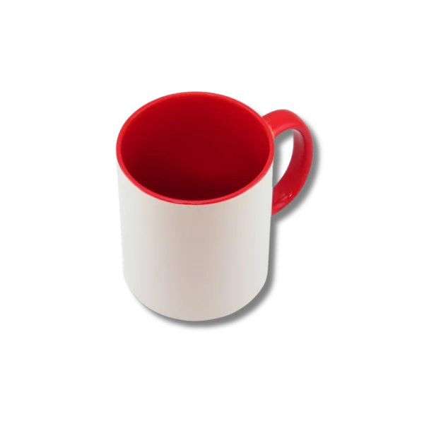 Mugs de Cerámica con Interior de Colores | Azul, Rojo, Verde y Negro - Imagen 6