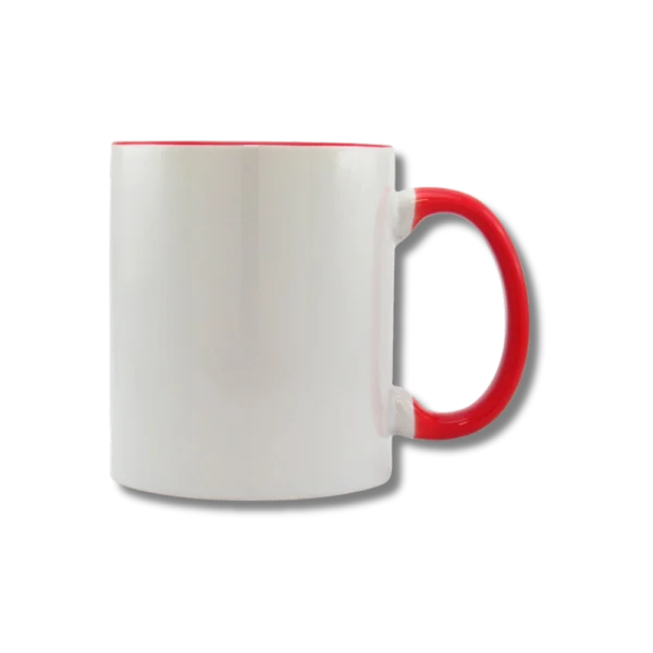 Mugs de Cerámica con Interior de Colores | Azul, Rojo, Verde y Negro - Imagen 8