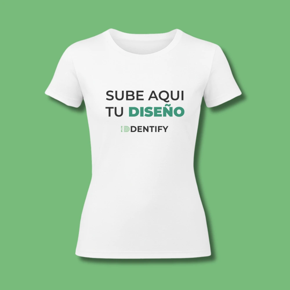Camiseta Básica Mujer Personalizada